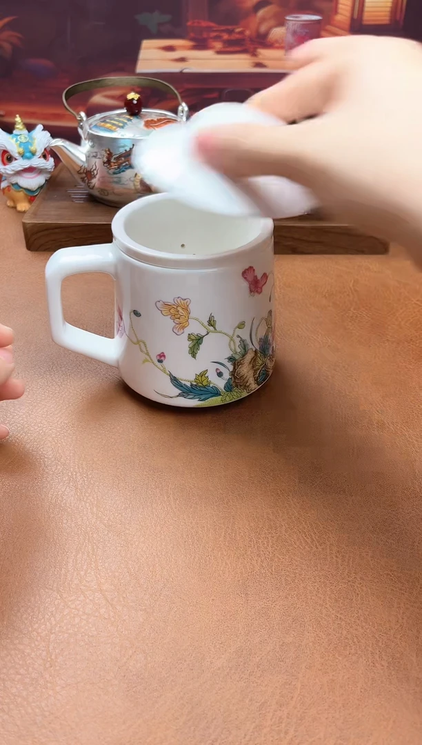 陶瓷茶具摆件旅行套组