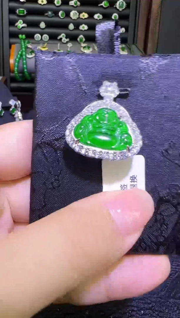 吊坠(不含链)未镶嵌翡翠天然翡翠A货 佛公1