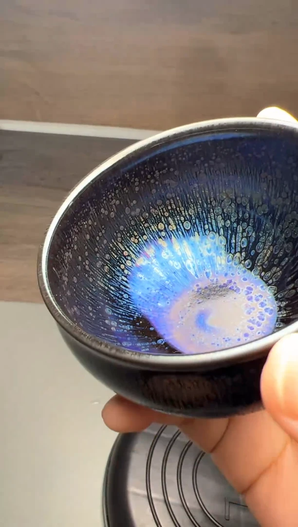 茶盏建窑建盏 杨飞曜变