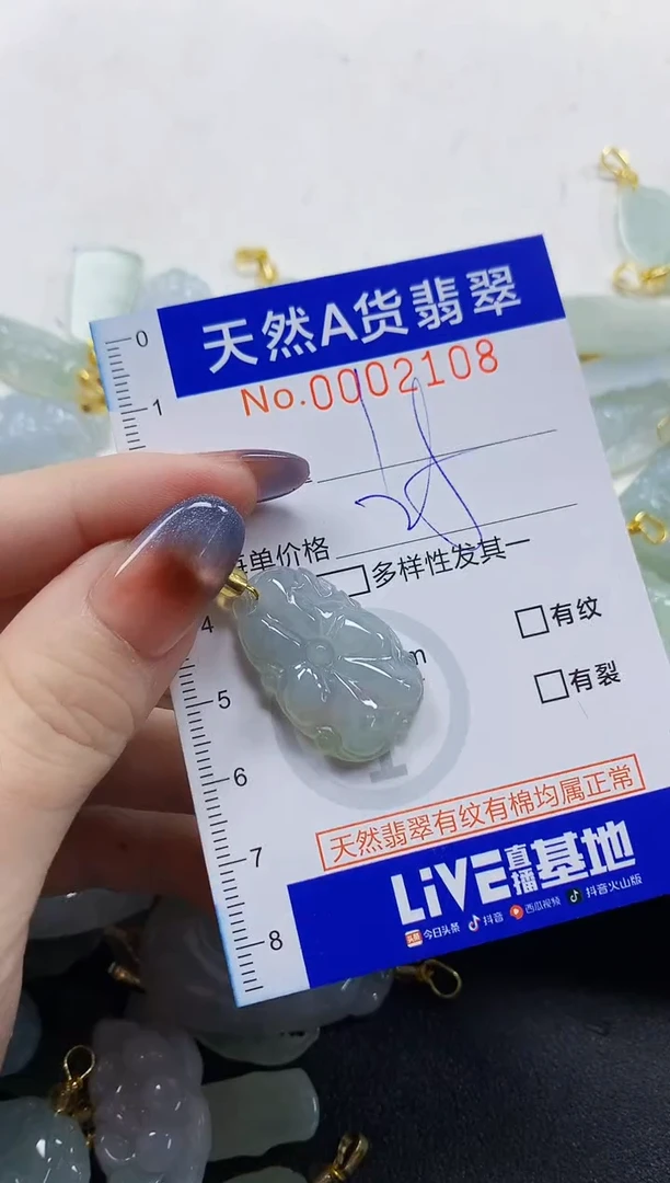 颈饰未镶嵌翡翠多***肉天然A货翡翠