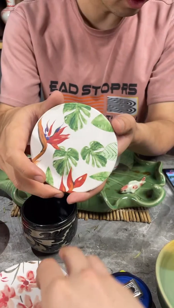 4号杯垫嘎嘎好磁州窑