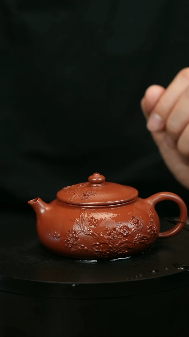 茶壶紫砂用****恬H1506陈春芬梅花寒江