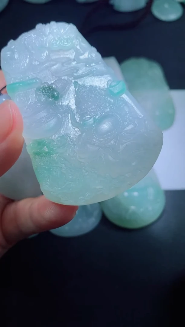 未镶嵌定制毛货定制翡翠定制毛货02800