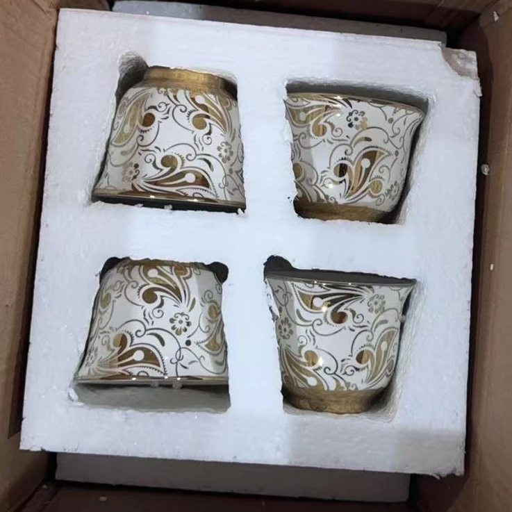 欧式咖啡杯陶瓷杯小众套装高级杯子