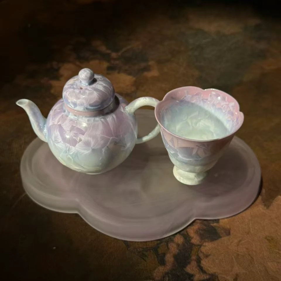结晶釉粉雾小梨壶ZH1737