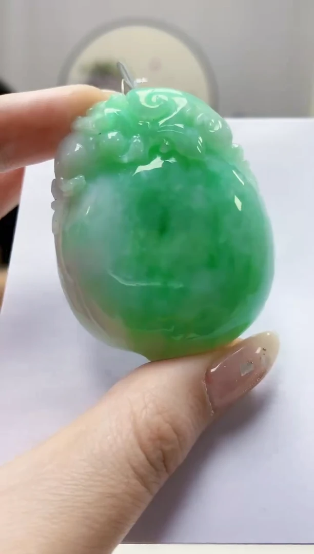 未镶嵌定制翡翠5145jw-毛货挂件41