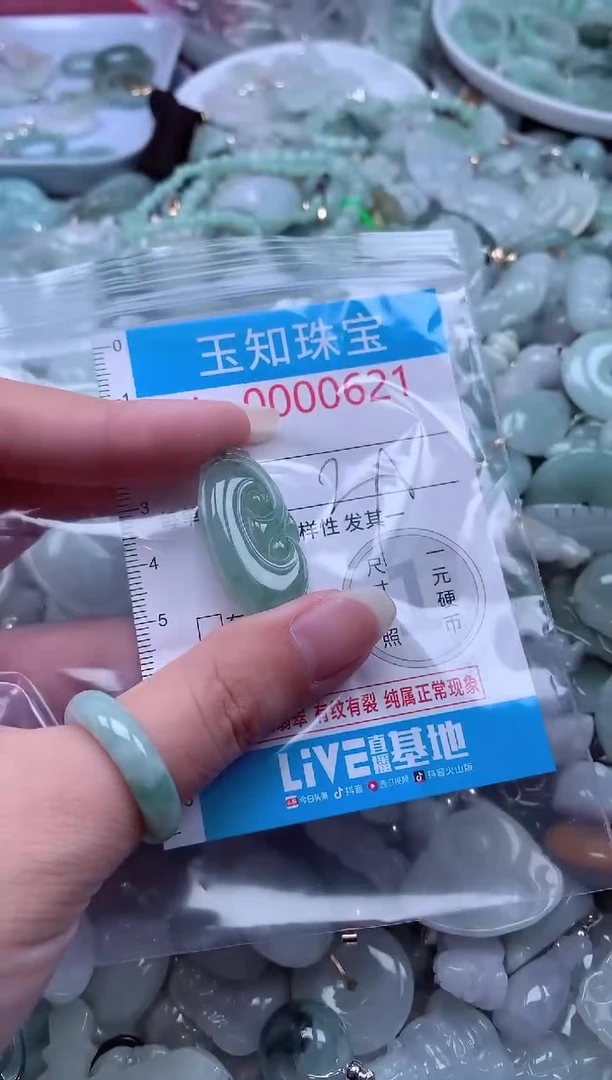 翡翠未镶嵌吊坠(不含链)621