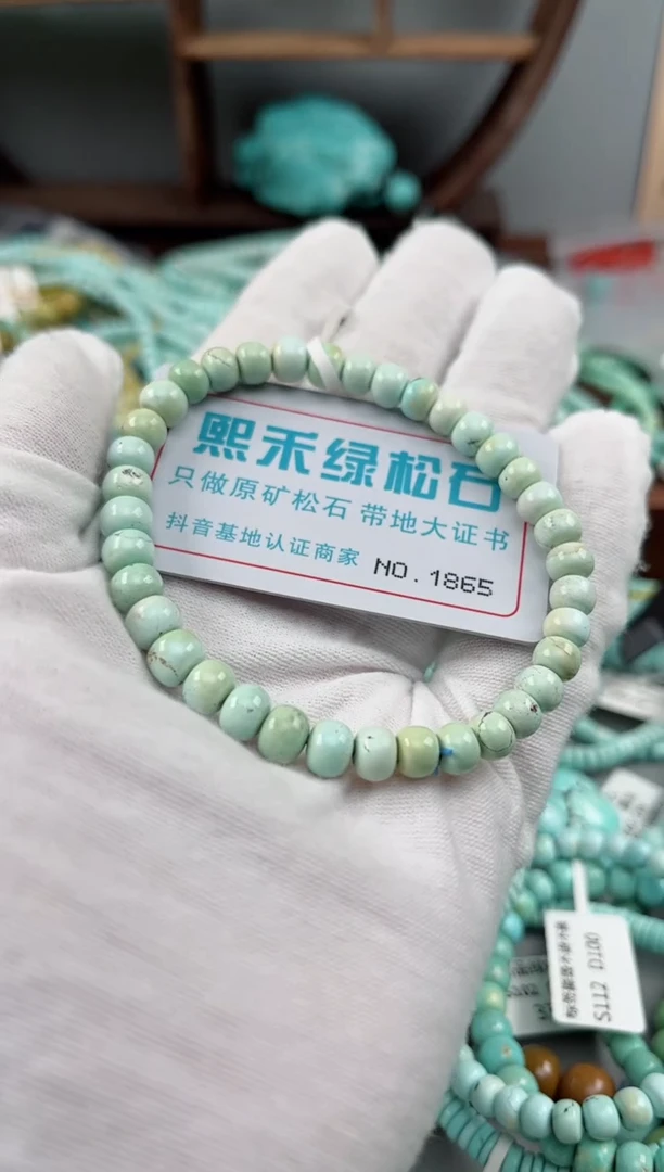 未镶嵌绿松石松石1865