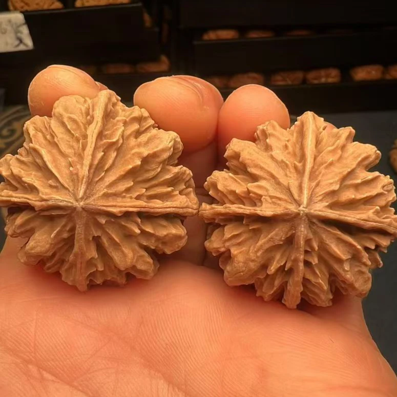 【四棱】秦岭野生文玩核桃精选配对，以实物为准