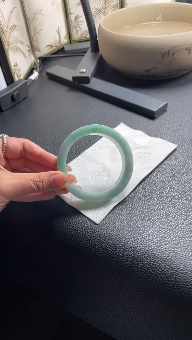 未镶嵌手镯定制翡翠彩***笑正圈YJ20SZDZS