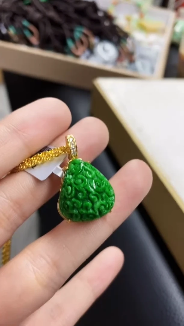 颈饰未镶嵌翡翠翡翠吊坠