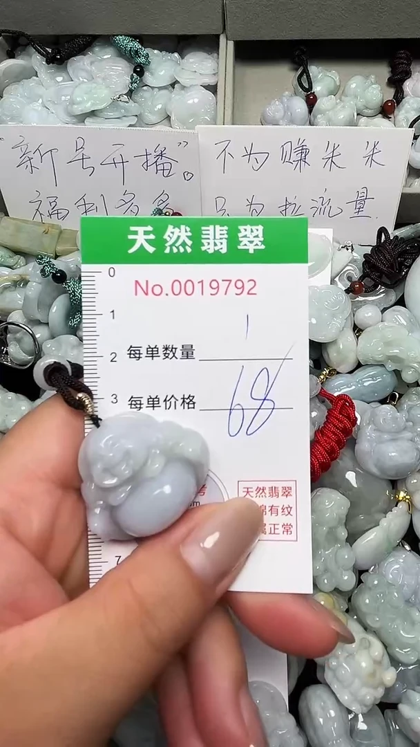 翡翠未镶嵌吊坠(不含链)9792