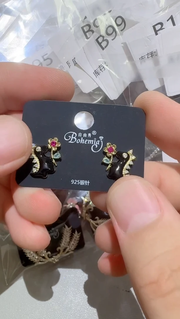 铜合金合成立方氧化锆925银B41