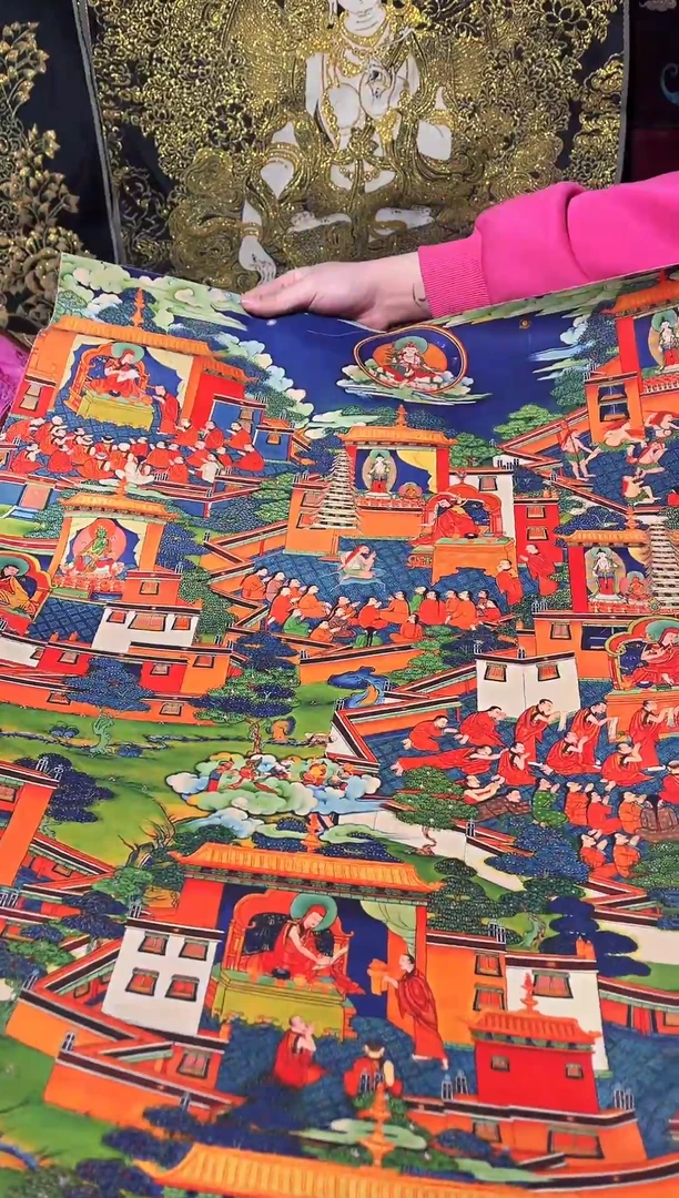 卷轴画东东唐卡tk16