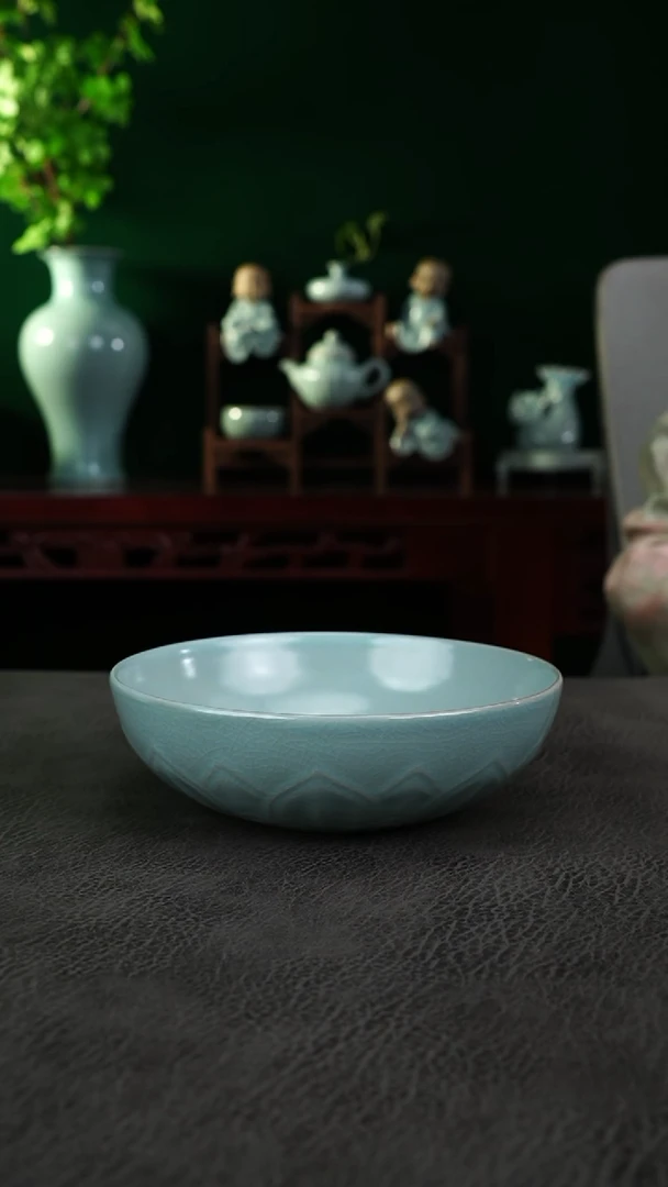 杯莲瓣洗  大瑕  福利