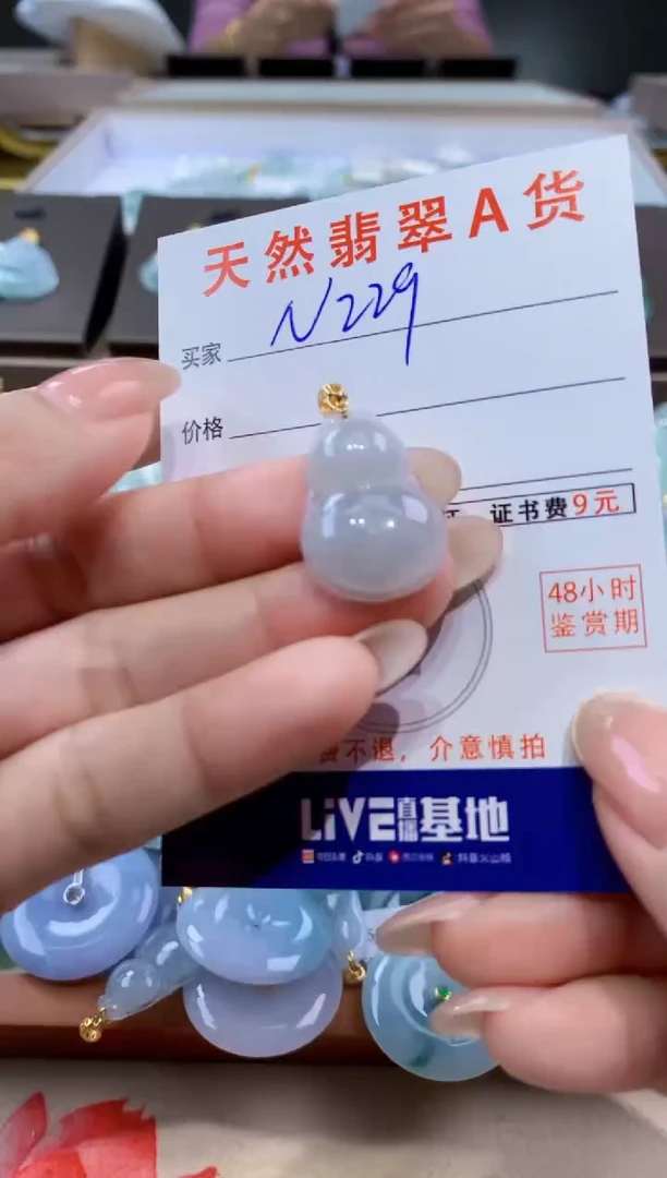 颈饰未镶嵌翡翠天然缅甸翡翠A货挂件