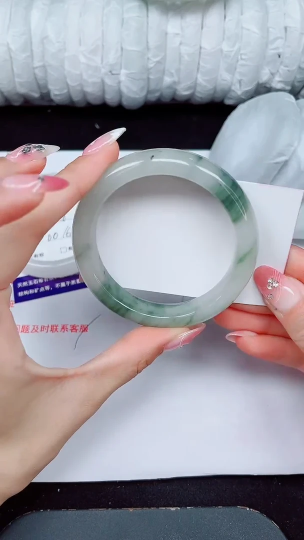 未镶嵌手镯石英质玉445-57/58