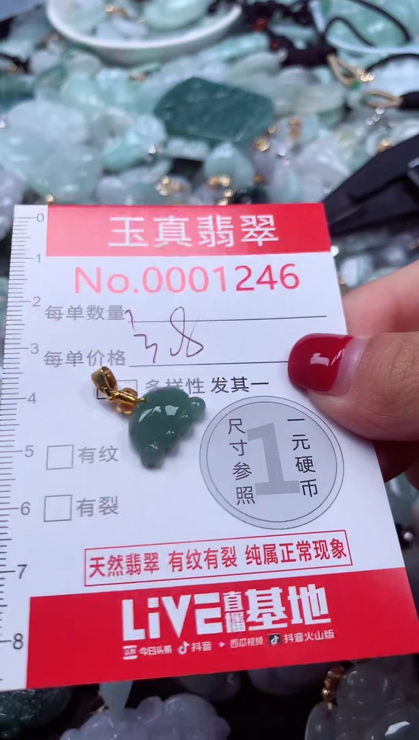 颈饰未镶嵌翡翠1246
