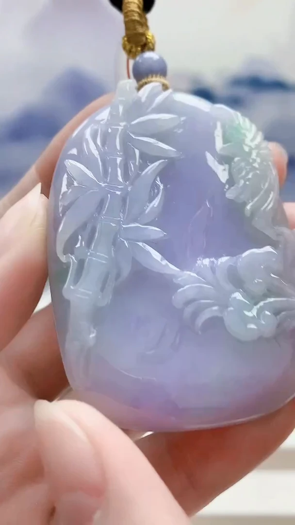 未镶嵌定制翡翠4852ry-毛货挂件146