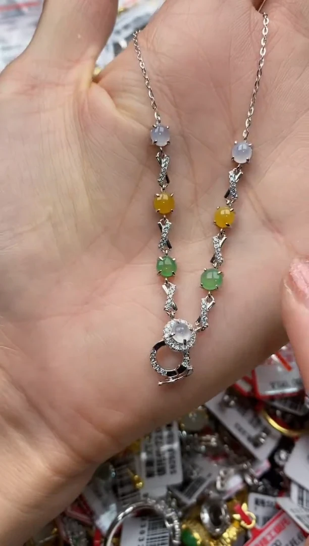 【闪购商品】翡翠戒指银S925镶嵌3333---8