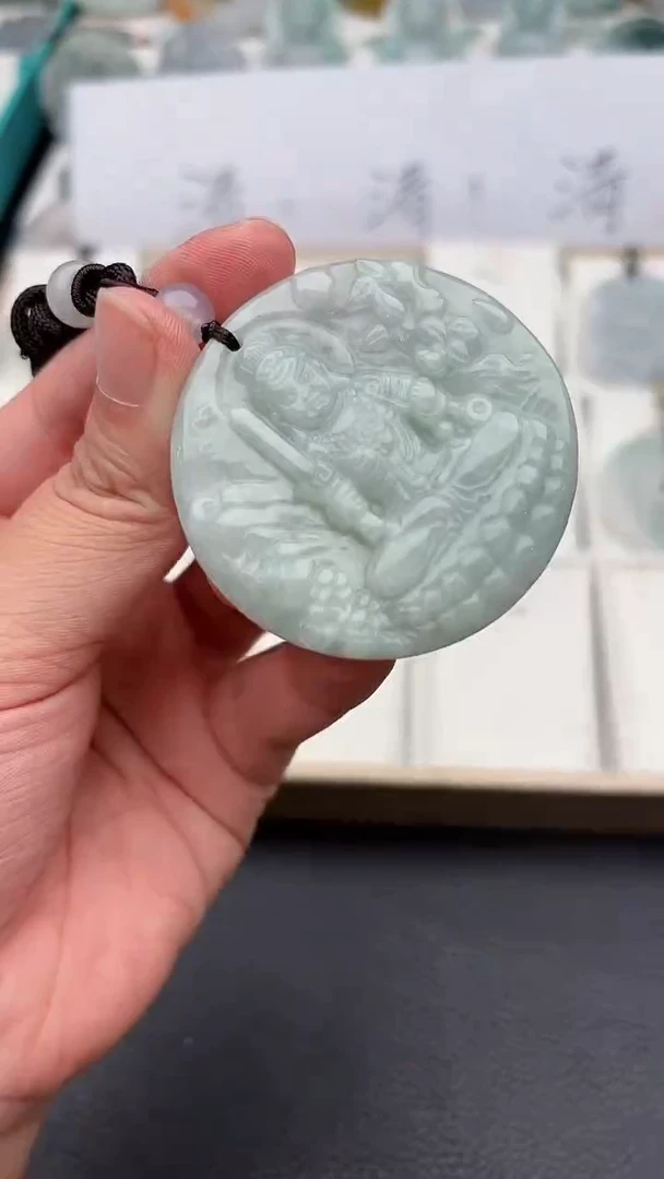翡翠未镶嵌颈饰天然缅甸A货翡翠148