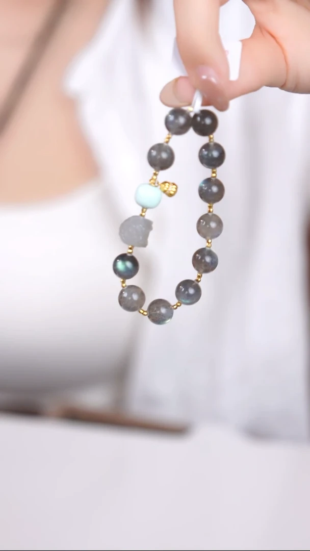 银S925镶嵌手链长石@@@@@@@@