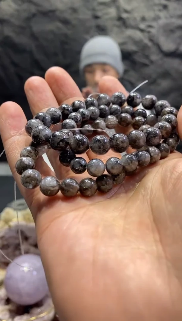 【闪购商品】水晶手链未镶嵌黑极光手串