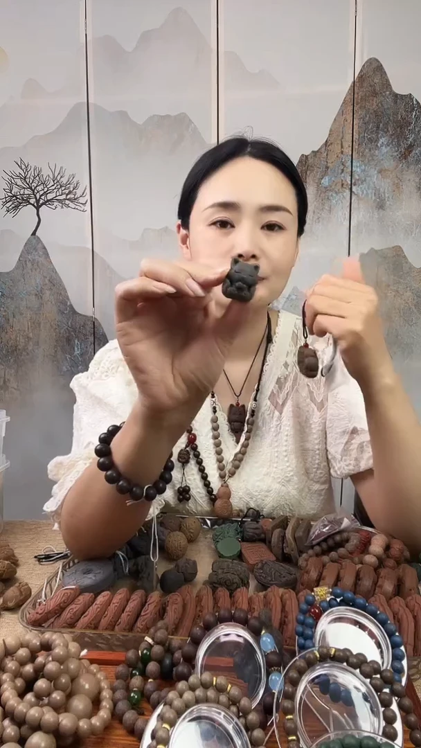 泥塑栀子香方小狐狸仔