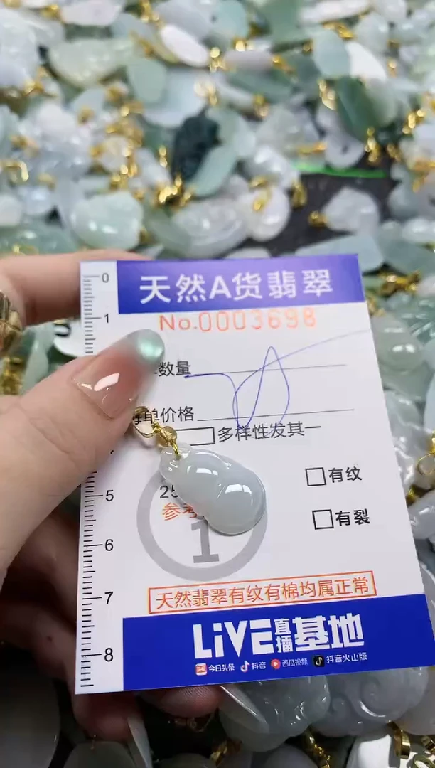 颈饰未镶嵌翡翠天然A货翡翠