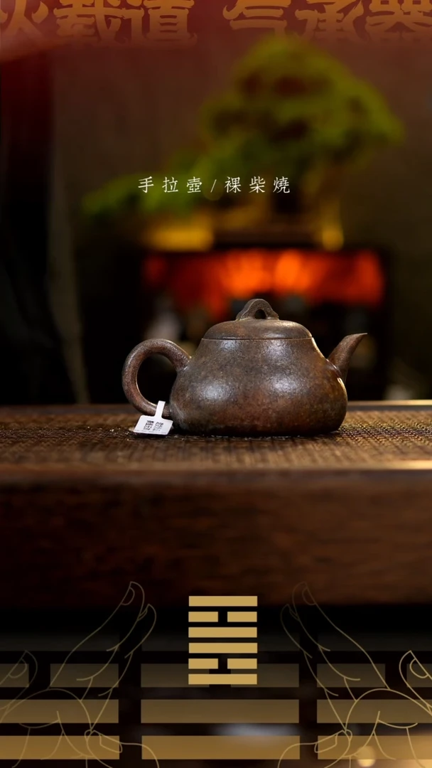 夸烧柴烧江南壶228