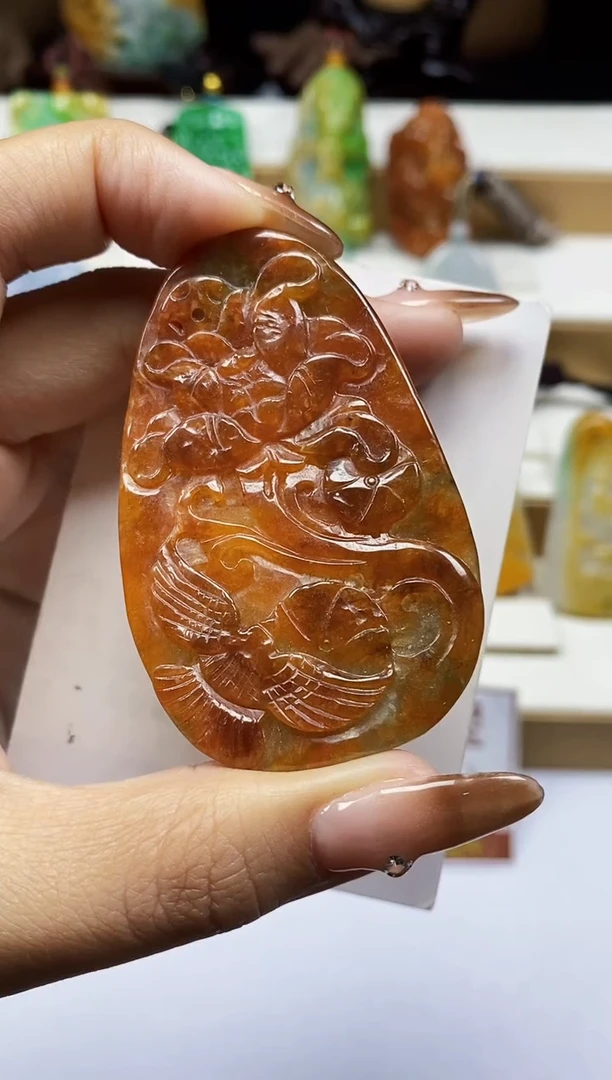 颈饰未镶嵌翡翠翡翠A货