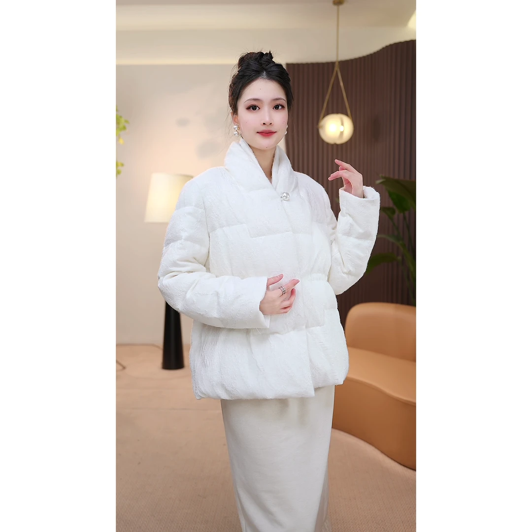 【茅茅专属】25988中式风收腰羽绒服