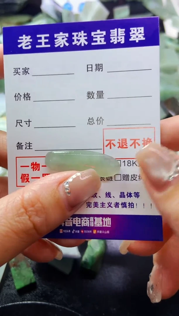 【闪购商品】翡翠颈饰未镶嵌料子