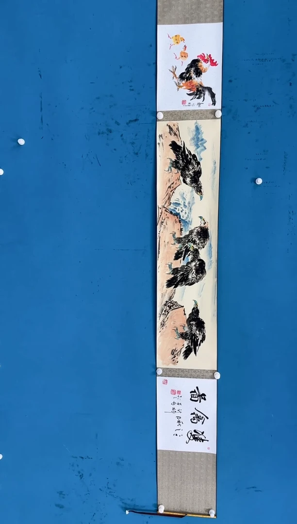 国画10.4-馆藏-颜新辉-3米手卷-77