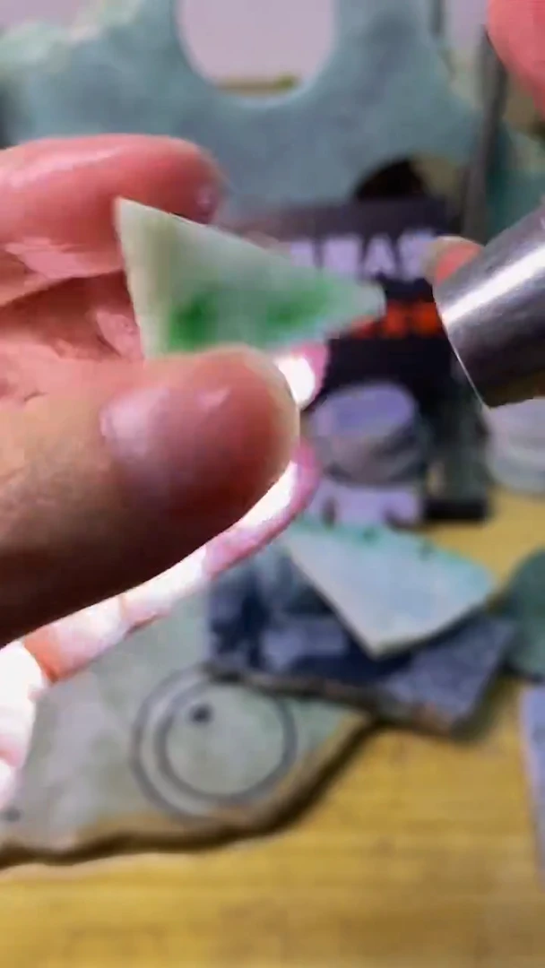 翡翠裸石天然A货缅甸翡翠高品质边角料63