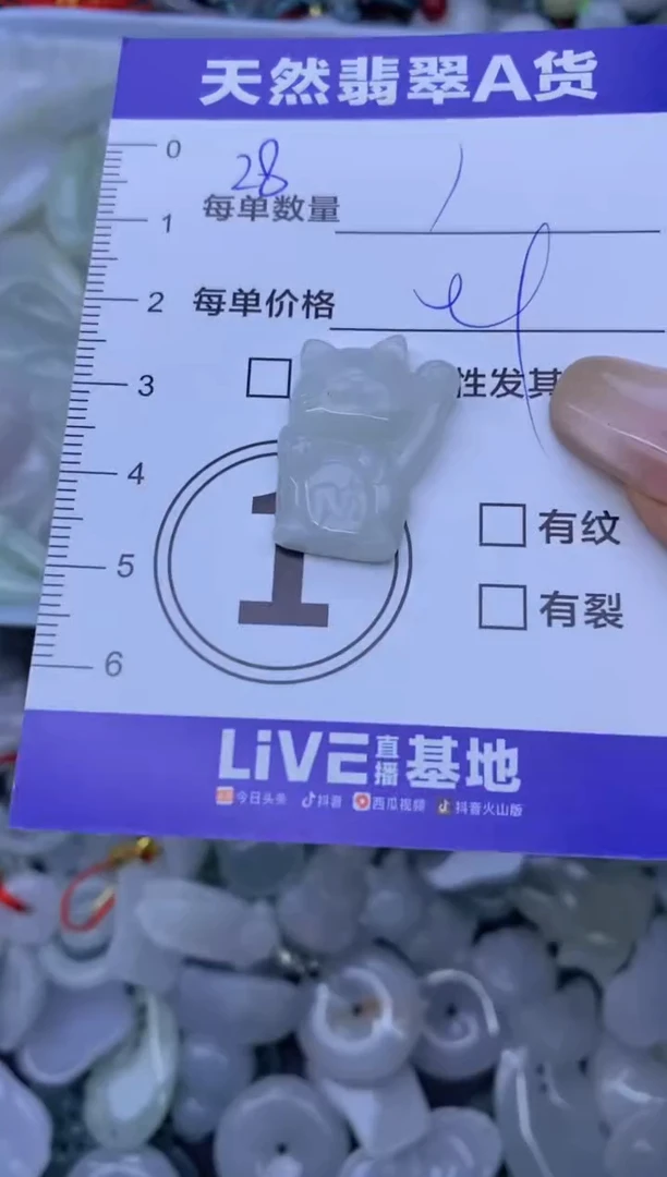 颈饰未镶嵌翡翠天然翡翠A货批量多样性发一件