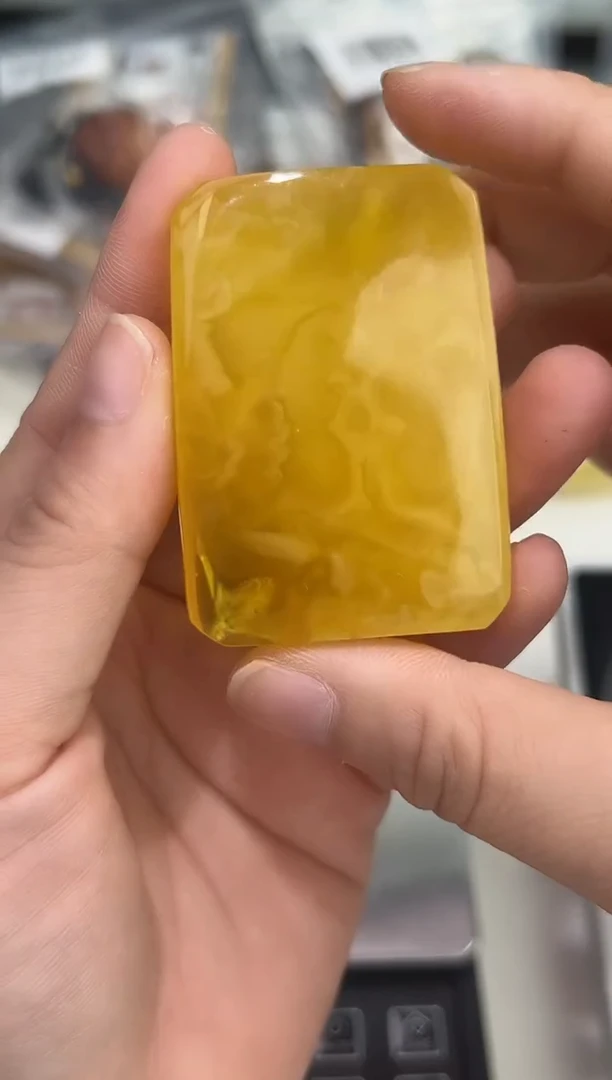 裸石琥珀未镶嵌琥珀蜜蜡吊坠