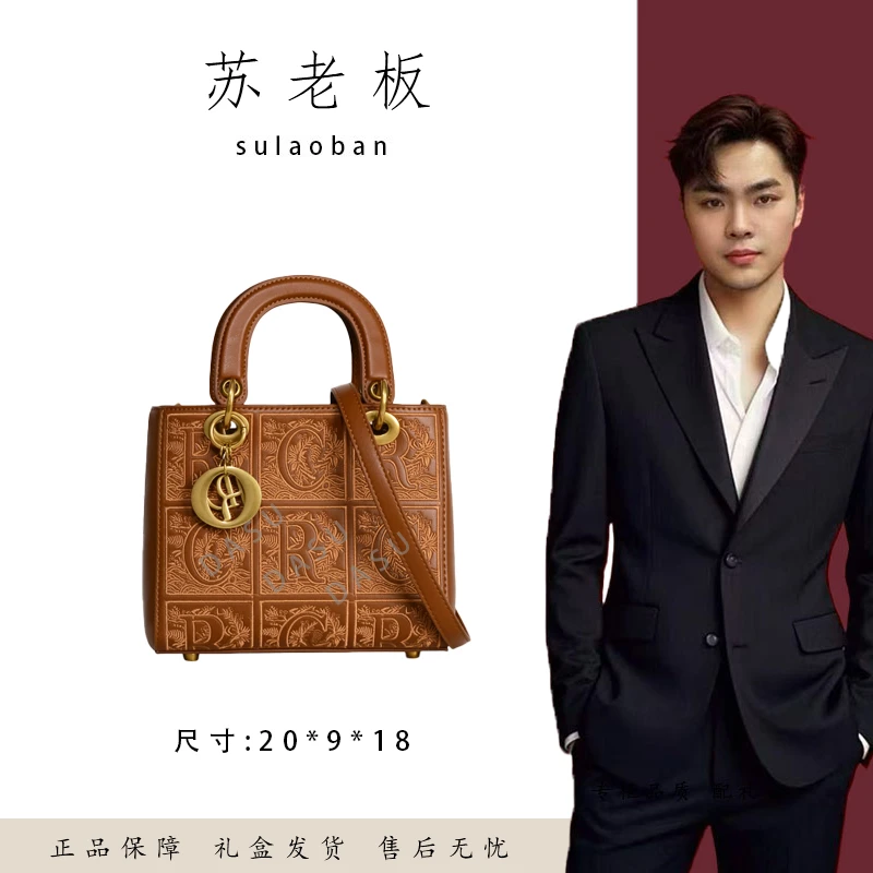 【苏总专属】GQ-1849-复古棕女士时尚潮流气质小众腋下包斜挎包