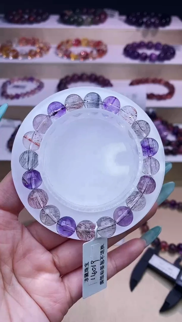 未镶嵌手链水晶仙女超七单圈9m+