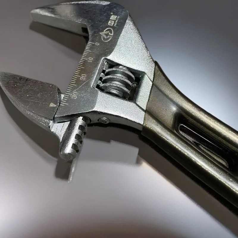 大开口活动扳手活口板子大号短柄多功能活口卫浴水管扳手工具扳子