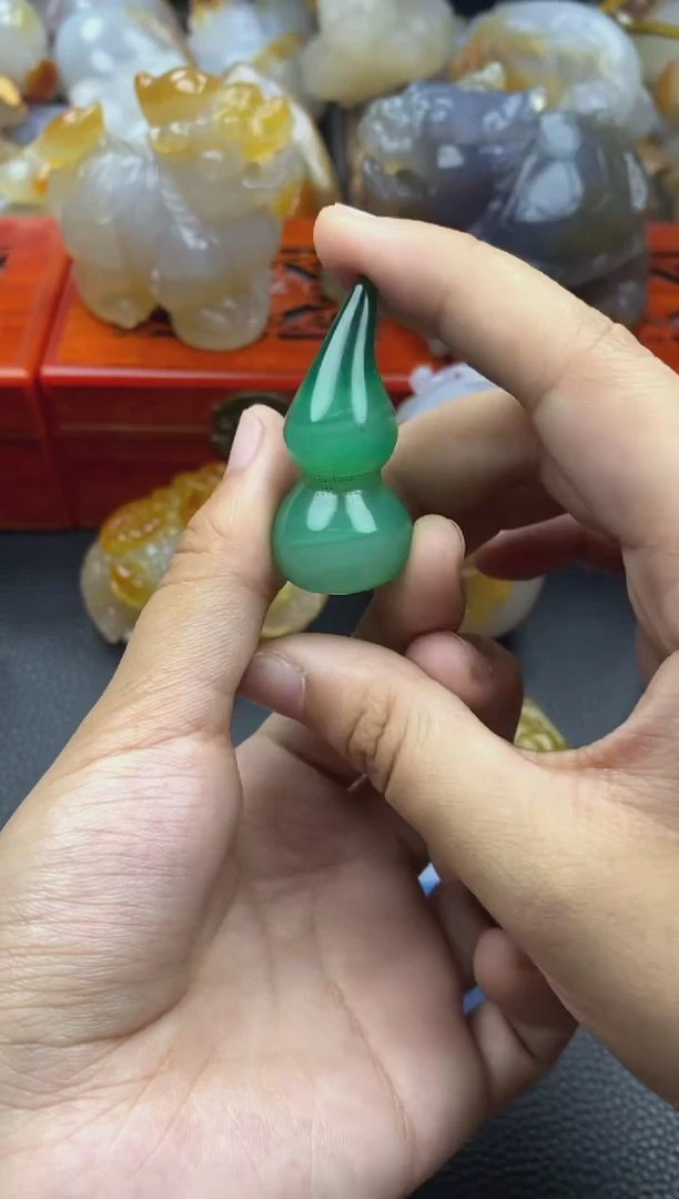 玛瑙/玉髓手把未镶嵌手***?00