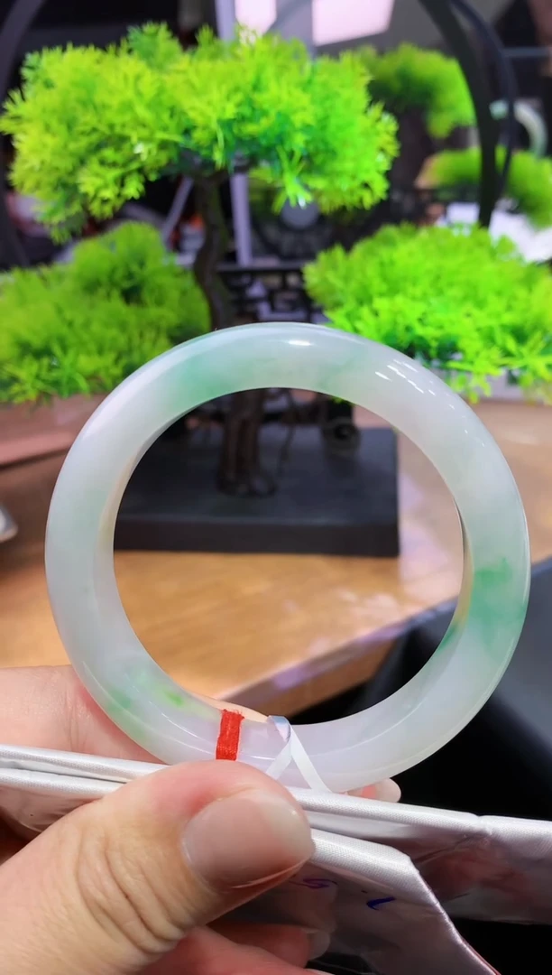 未镶嵌手镯翡翠-k12 天然缅甸A货翡翠55.7正圈