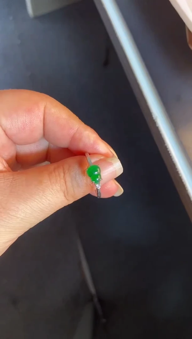 吊坠(不含链)银S925镶嵌翡翠1