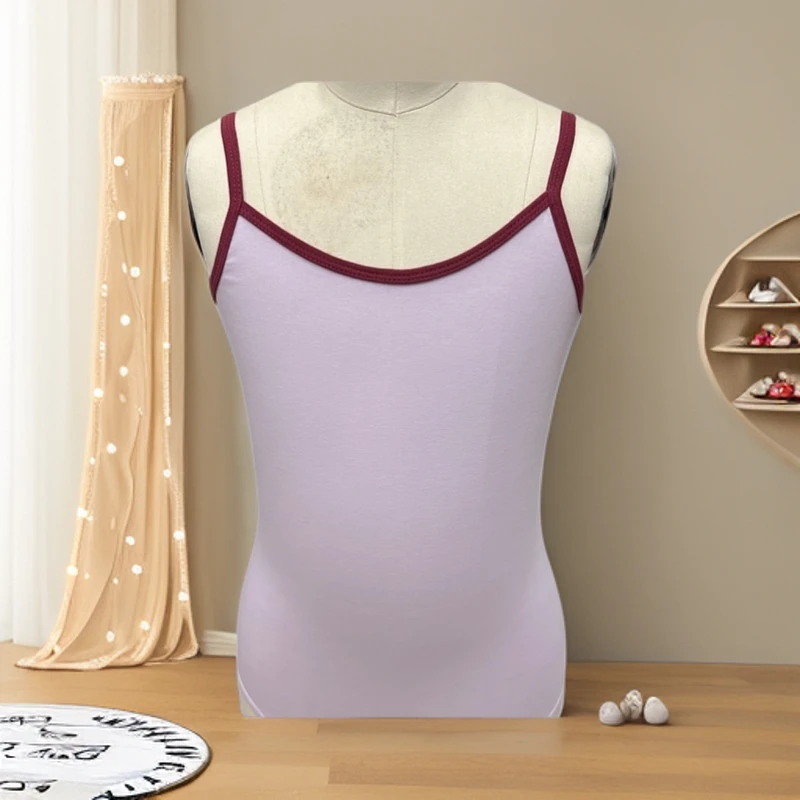 六一儿童舞蹈练功服女童芭蕾舞专业体操服女艺考吊带形体服连体服