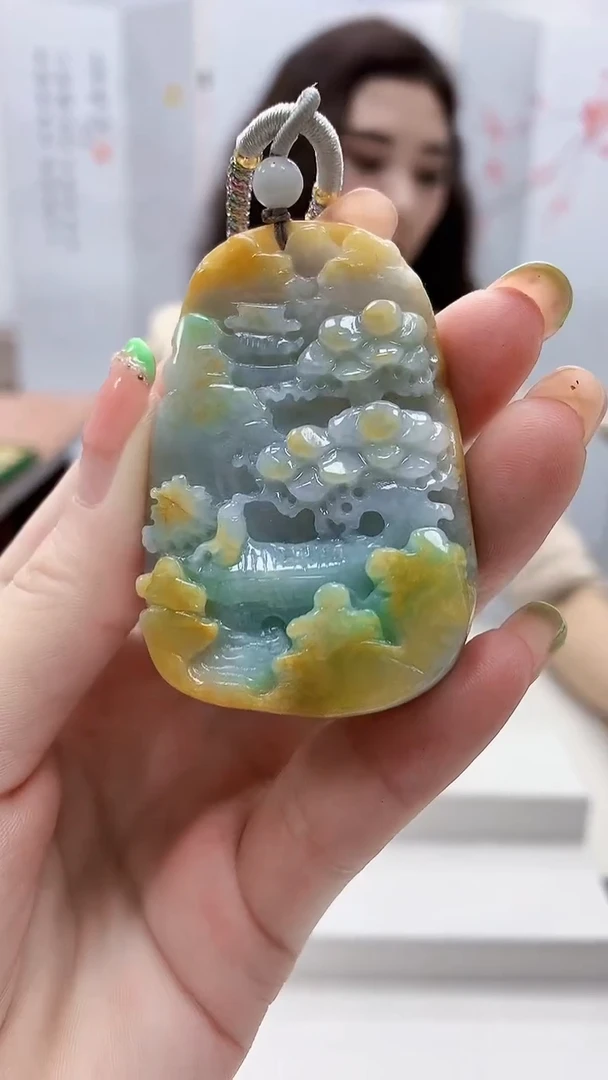 未镶嵌定制翡翠4829ry-毛货挂73