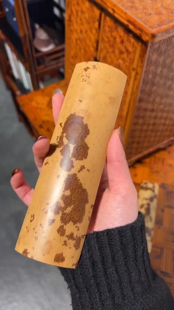 竹石*、湘妃竹云妃茶则