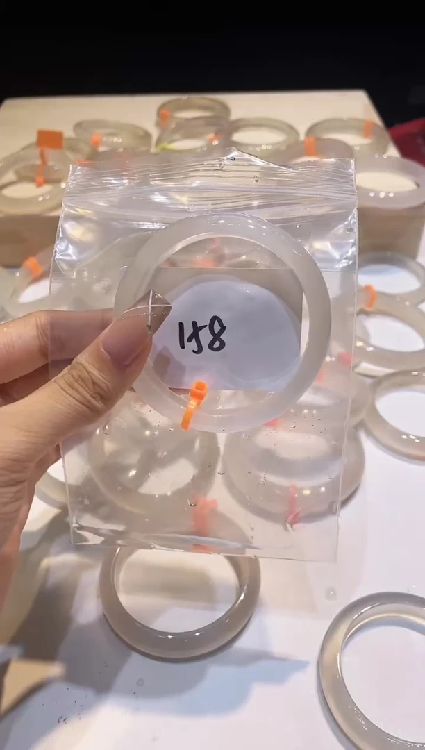 玛瑙/玉髓手镯未镶嵌158-马橙2-56+