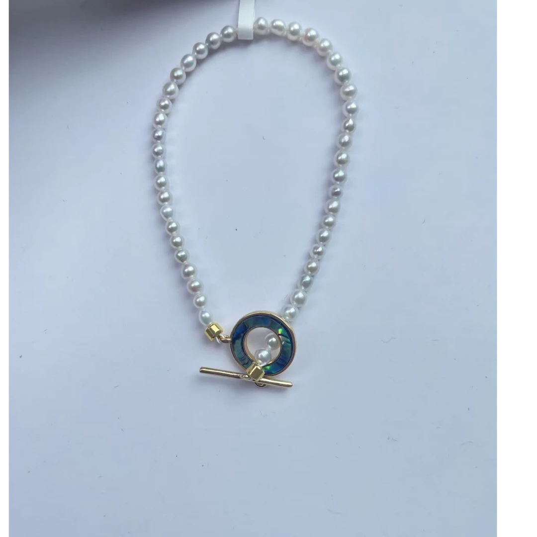 天然淡水珍珠手链L06