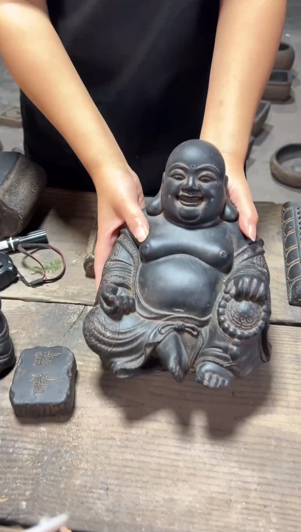 陶土【火山泥】大肚佛