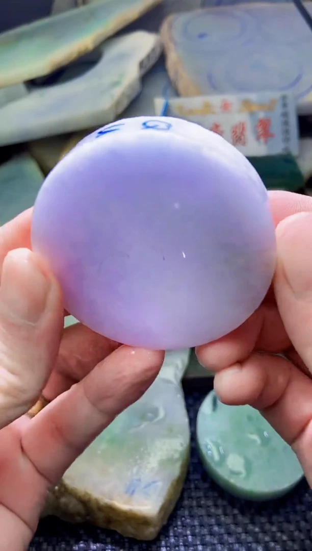 吊坠(不含链)未镶嵌翡翠缅甸翡翠A货镯心料